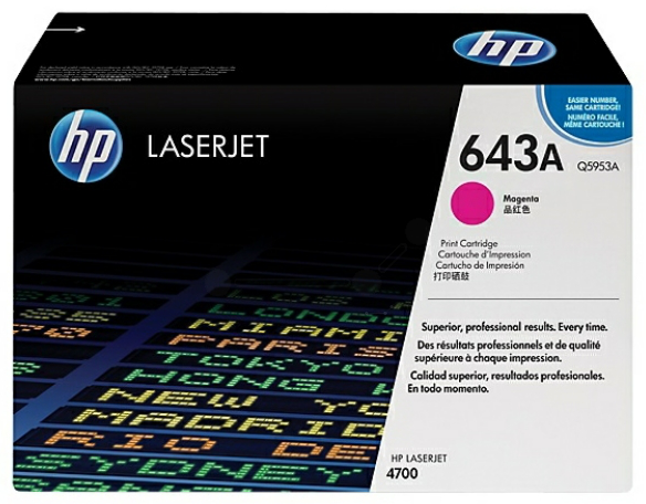 Original HP Q5953A / 643A Toner Magenta