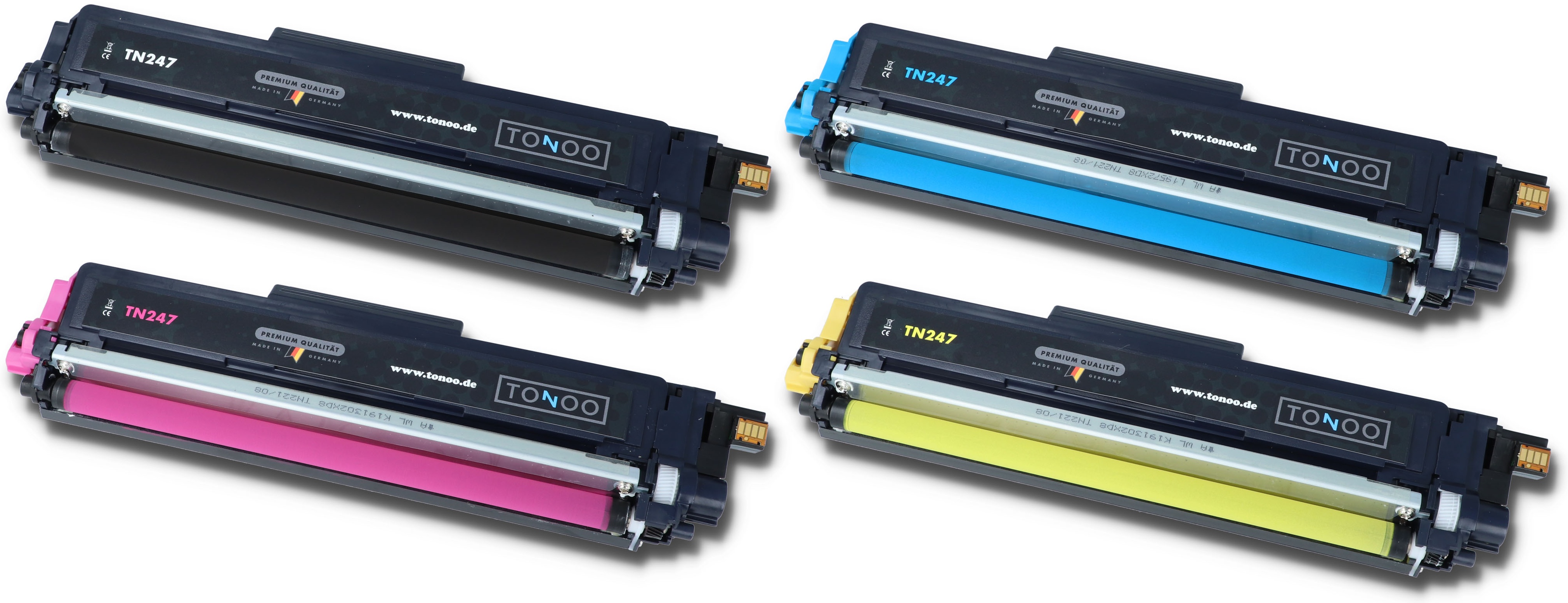 Tonoo® Toner ersetzt Brother TN247CMYK | XL | Spar Set