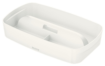 Leitz Aufbewahrungsbox MyBox Einsatz für | 1,5 l | 30,7 x 18,1 x 5,6 cm | Perlweiß