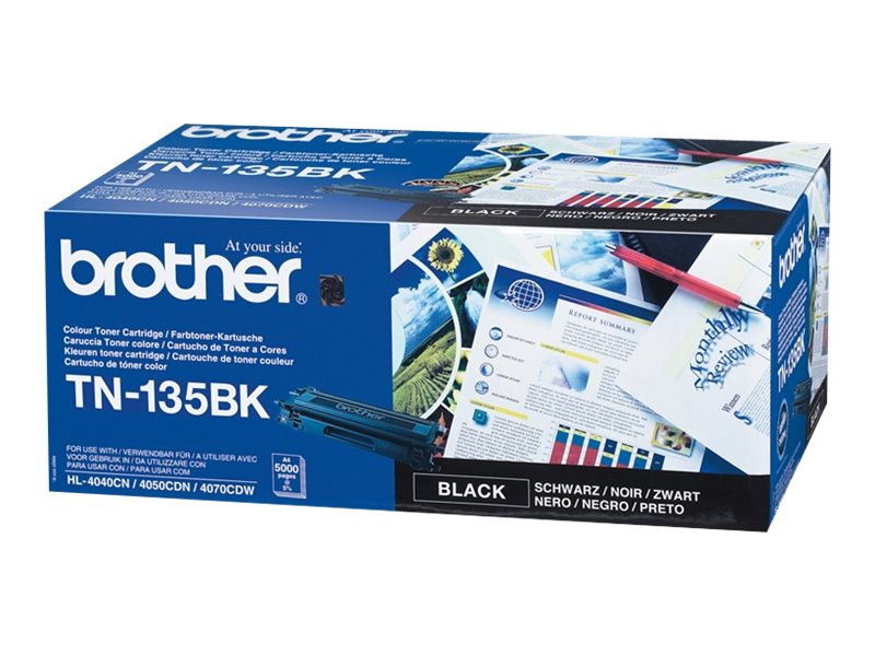 Original Brother TN135BK Toner Schwarz