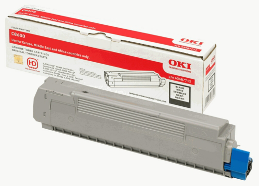 Original OKI 43487712 Toner Schwarz