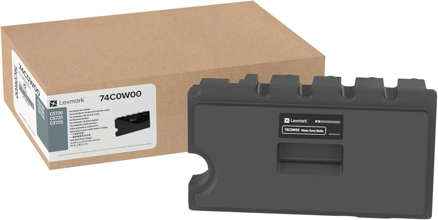 Original Lexmark 74C0W00 Resttonerbehälter