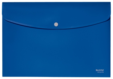 Leitz Dokumententasche Recycle 4678 | DIN A4 | Blau | Polypropylen (PP)