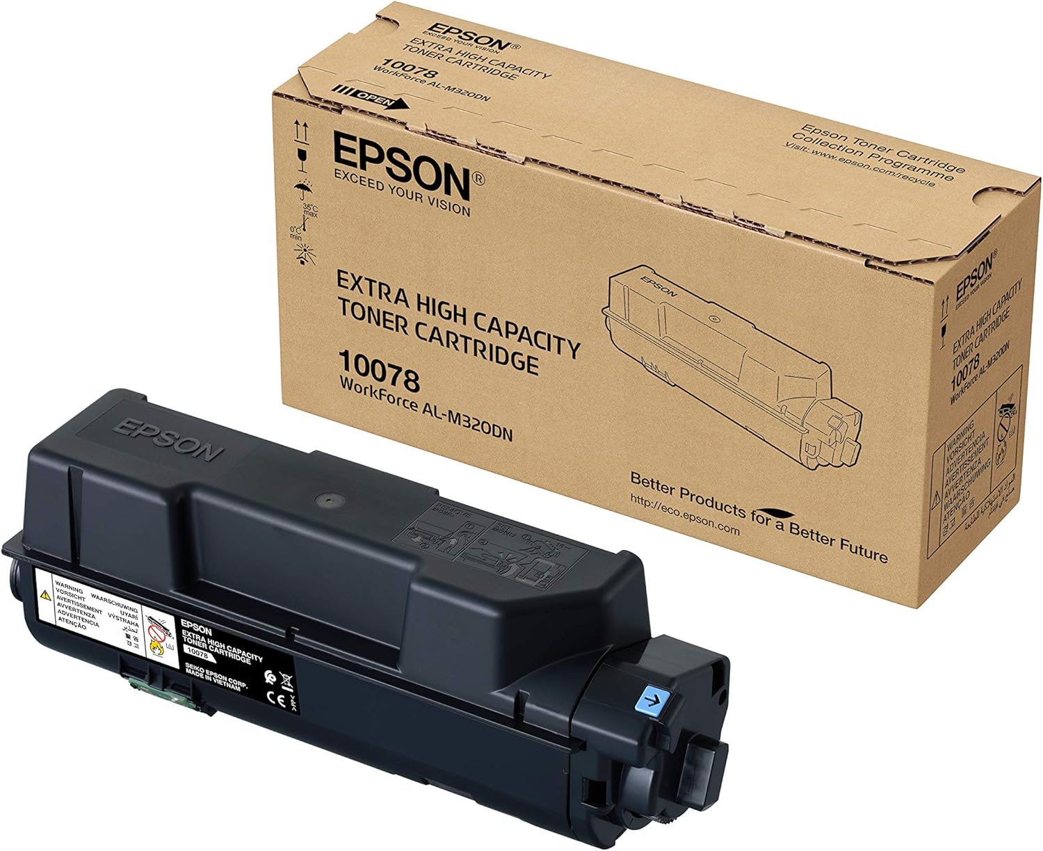 Original Epson 10078 | C13S110078 Toner Schwarz XL