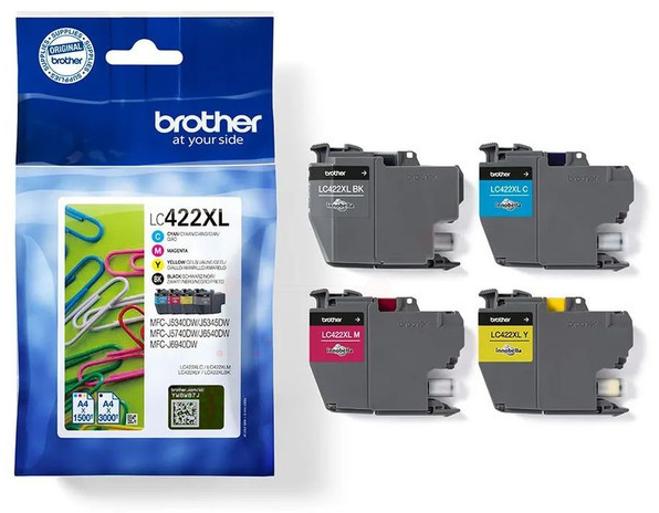 Original Brother LC422XLVAL Tinte Spar Set XL | 4er-Set