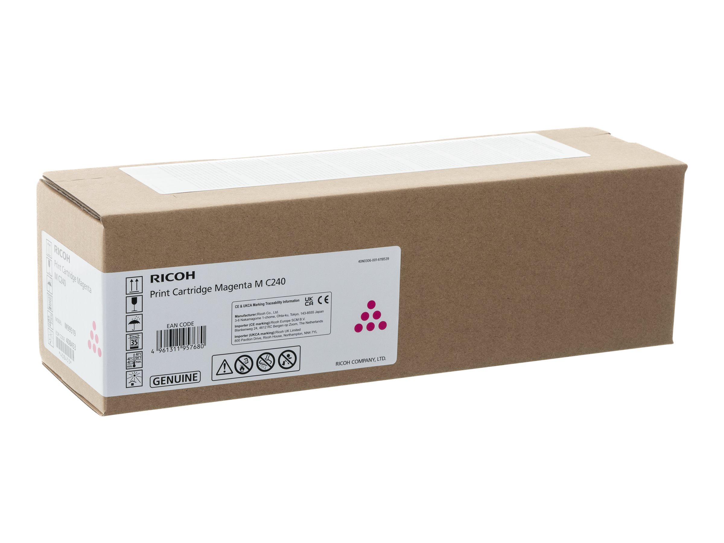 Original Ricoh 408453 Toner Magenta