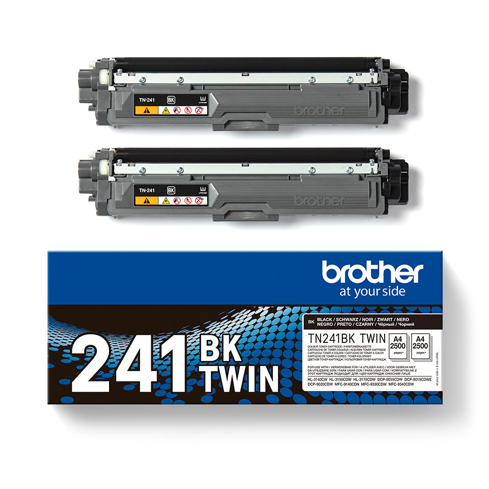Original Brother TN241BKTWIN Toner Schwarz 2er-Set