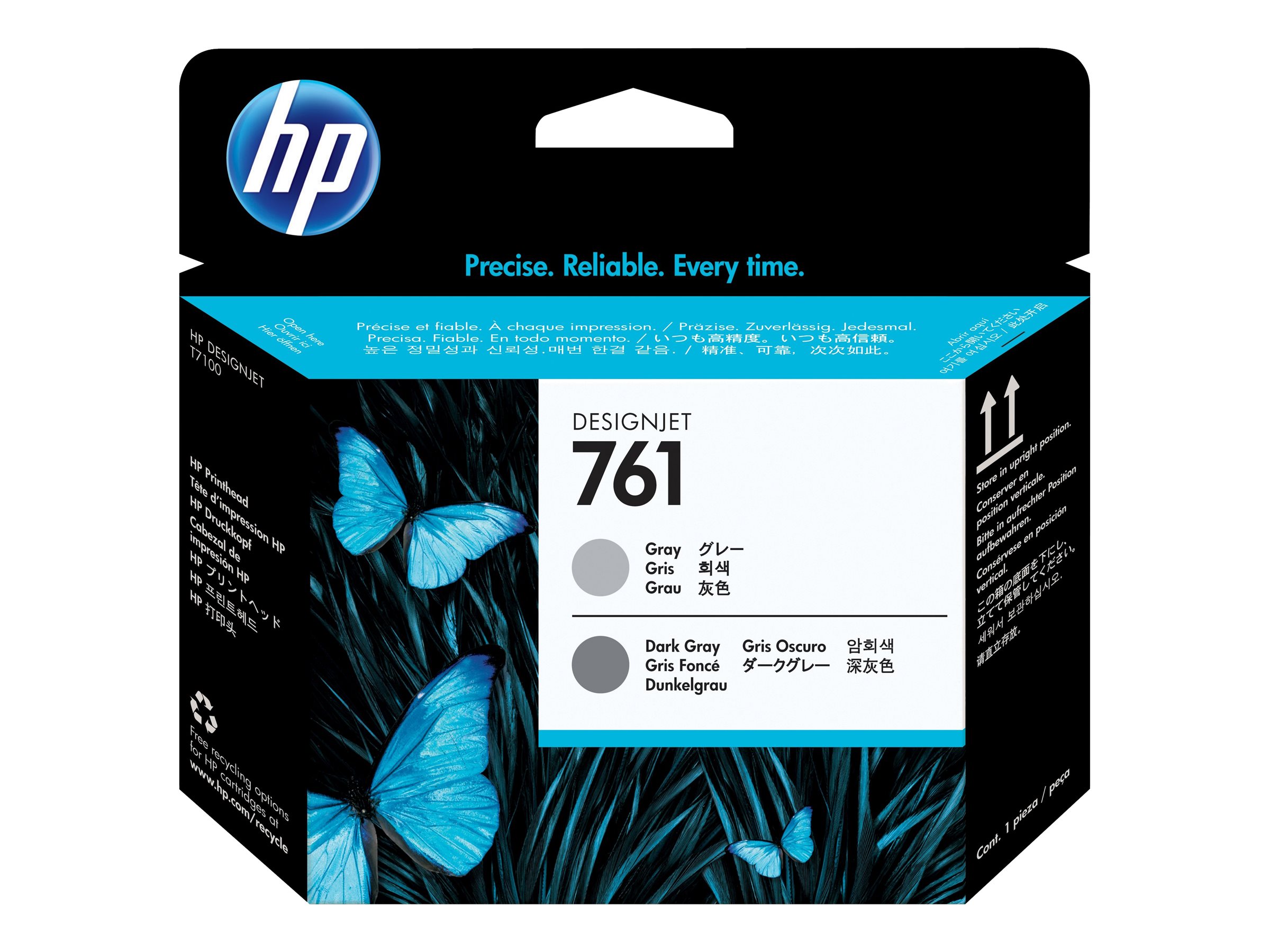 Original HP 761 | CH647A Druckkopf Grau & dunkel Grau ( 2024 - 2025 )