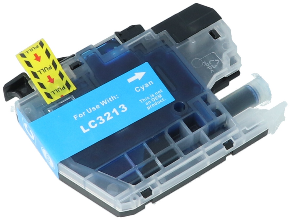 Tonoo® Tinte ersetzt Brother LC3213C Cyan XL