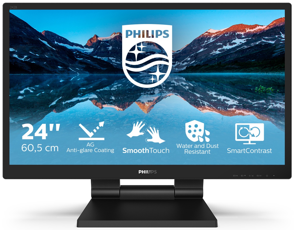 Philips 242B9TL/00 Monitor 23,8 zoll | 60,5 cm | Full HD | 1920 x 1080 | Schwarz