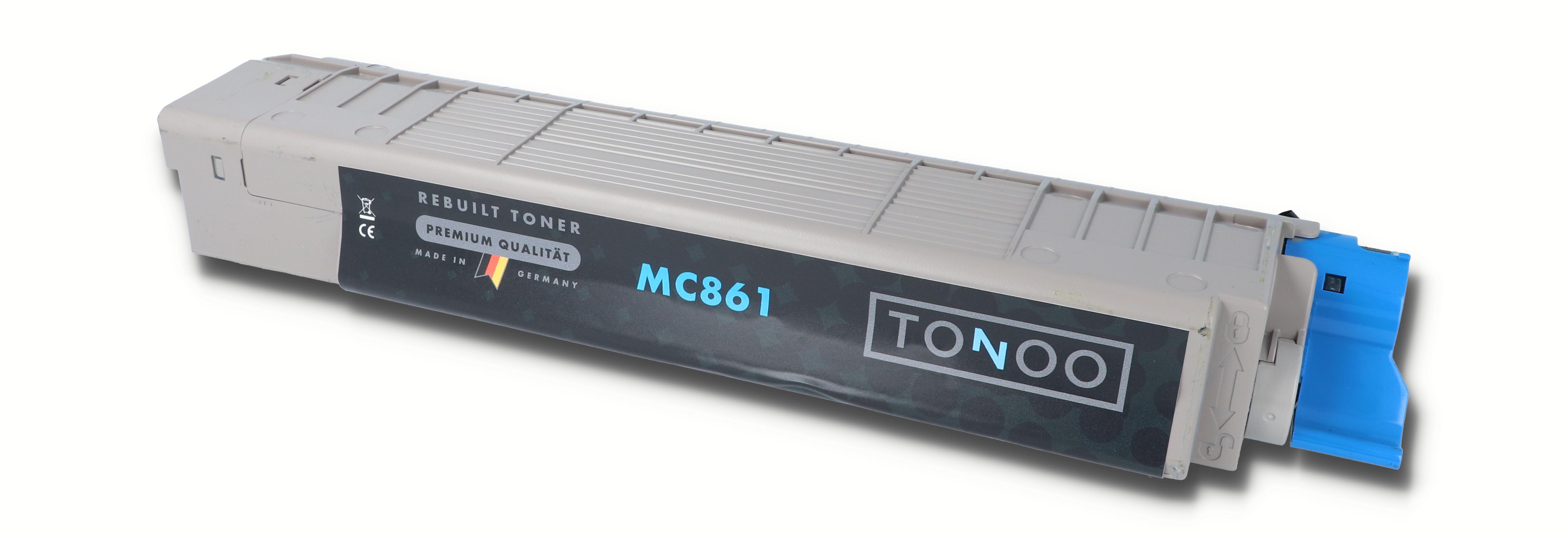 Tonoo® Toner ersetzt OKI MC861 | 44059255 Cyan XL