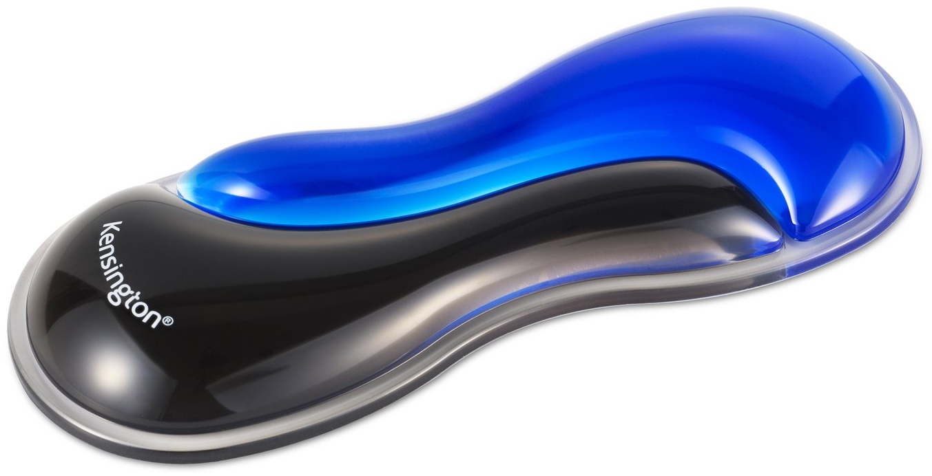 Kensington Slim Duo Gel Handballenauflage für Maus | Gel | Blau