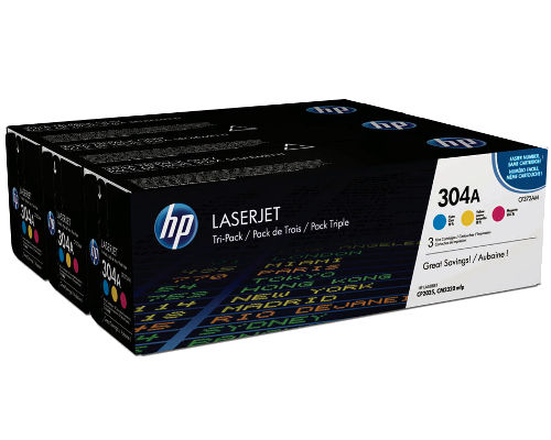 Original HP CF372AM | 304A Toner C/M/Y Spar Set ( A-Ware )