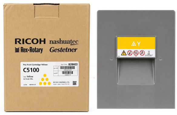 Original Ricoh Type C5100 | 828222 Toner Gelb