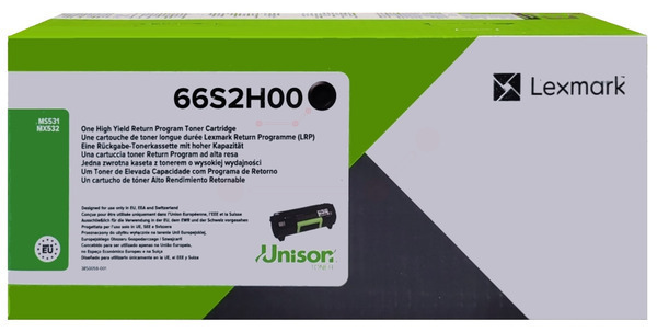 Original Lexmark 66S2H00 Toner Schwarz