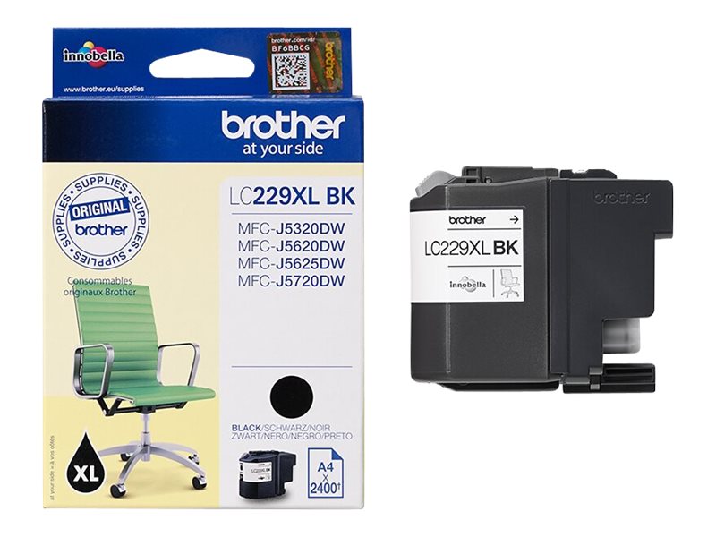 Original Brother LC229XLBK Tinte Schwarz XXL