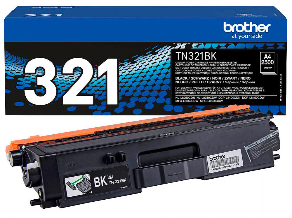 Original Brother TN321BK Toner Schwarz