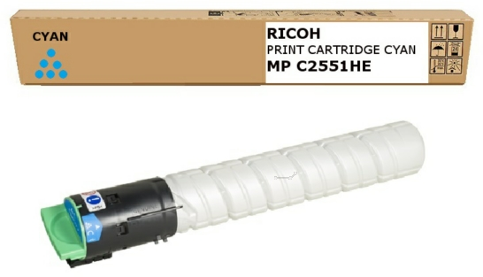 Original Ricoh Type MPC2551HE | 842064 Toner Cyan