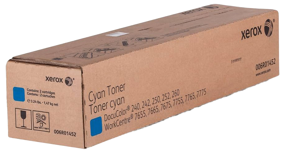 Original Xerox 006R01452 Toner Cyan Doppel Pack ( A-Ware )