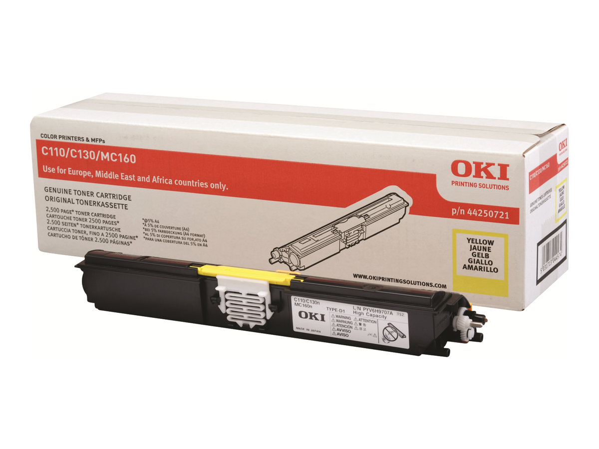 Original OKI 44250721 Toner Gelb