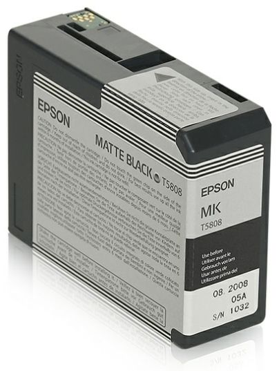 Original Epson T5808 | C13T580800 Tintenpatrone Matt Schwarz