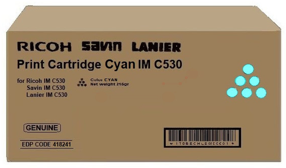 Original Ricoh 418241 Toner Cyan