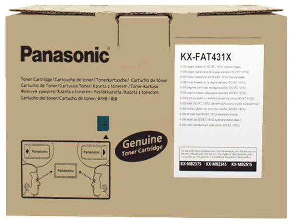 Original Panasonic KXFAT431X Toner Schwarz XL