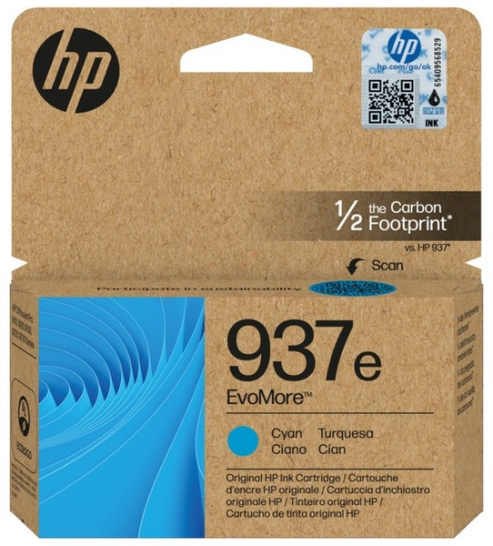Original HP 937e | 4S6W6NE Tinte Cyan XL
