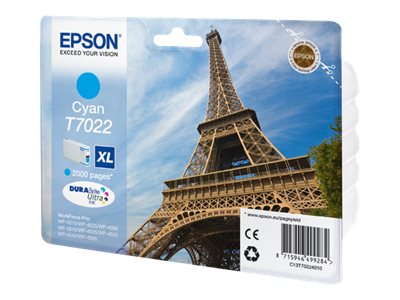 Original Epson T7022XL | C13T70224010 Tinte Cyan XL ( 2024 )