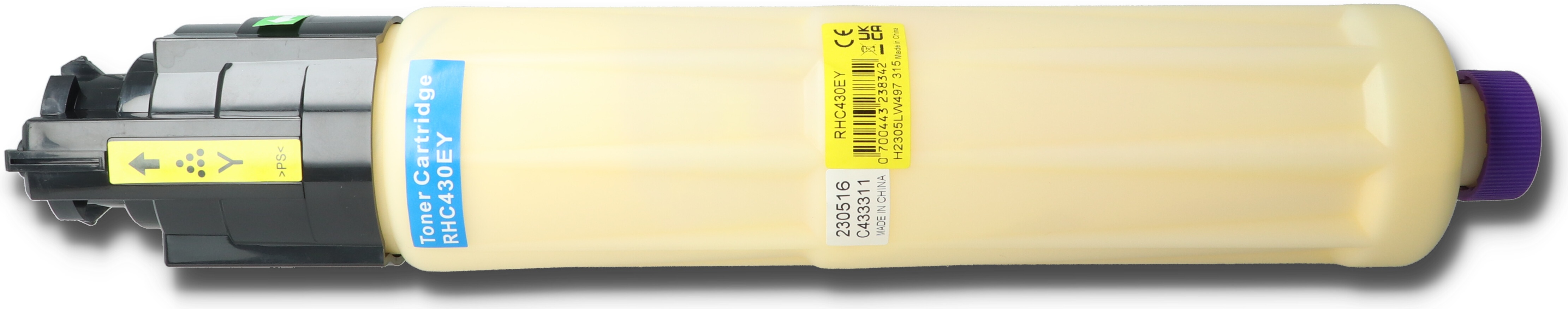 Tonoo® Toner ersetzt Ricoh 821095 | 821075 | 821205 | 821282 | TYPESPC430E | Gelb