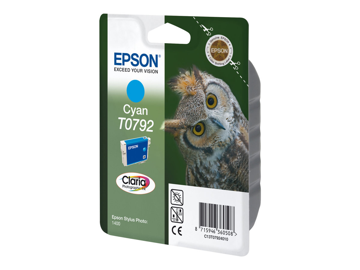 Original Epson T0792 | C13T07924010 Tinte Cyan XL ( 2021 )