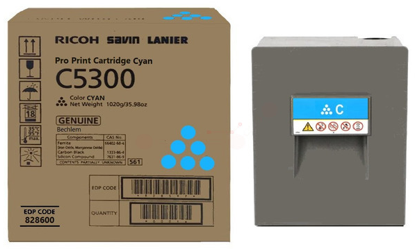 Original Ricoh 828600 Toner Cyan