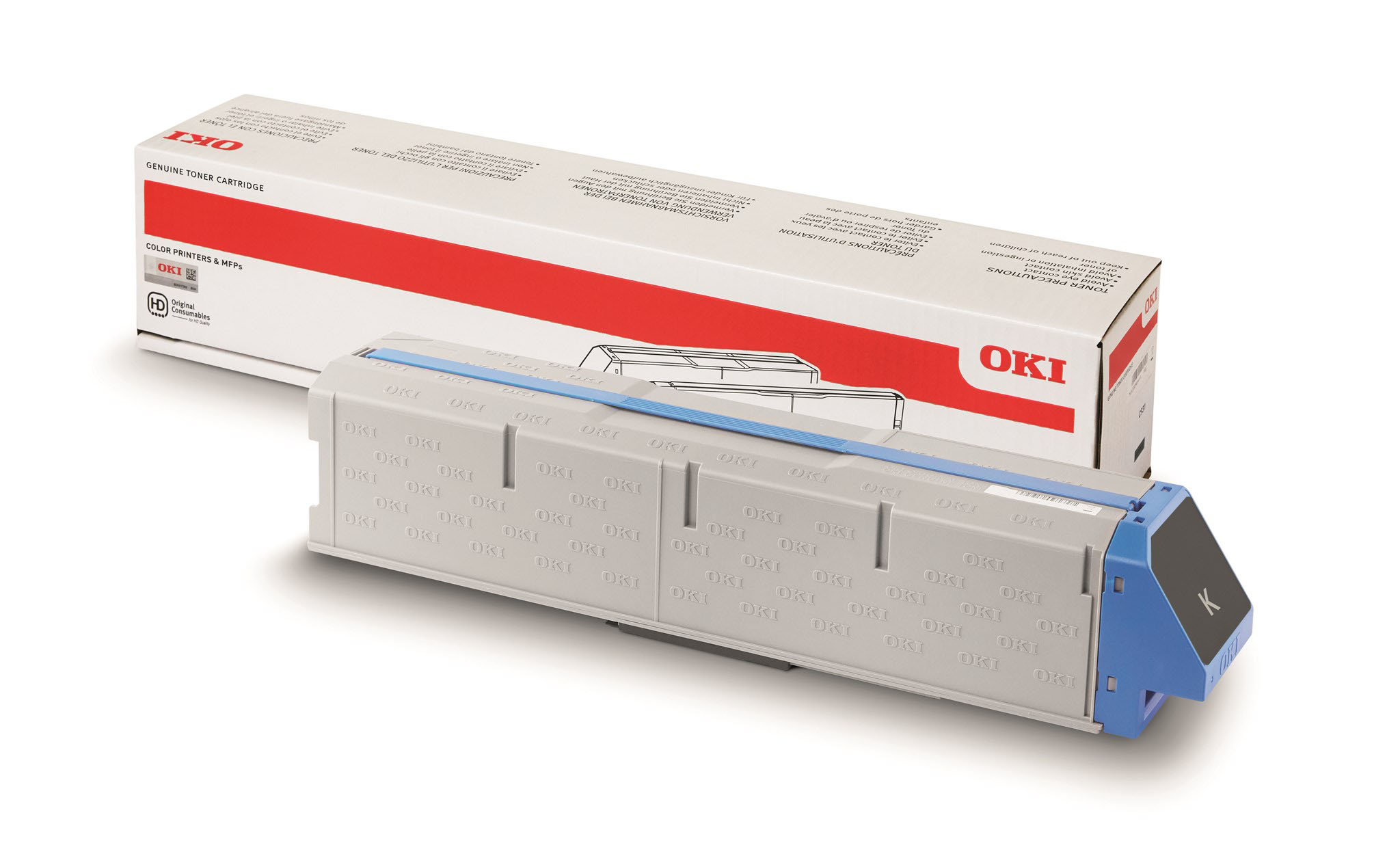 Original OKI 45536556 Toner Schwarz