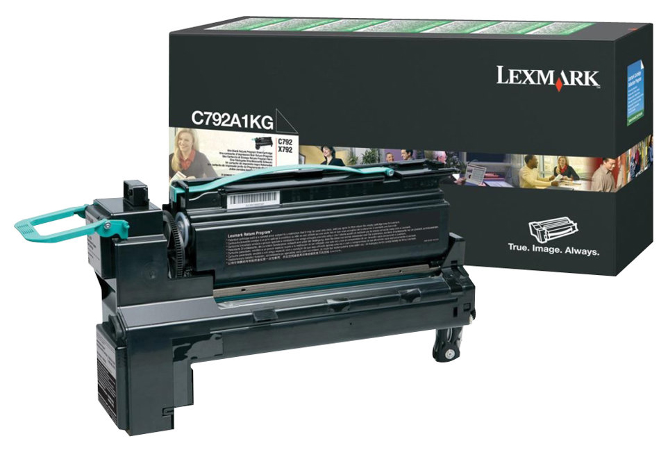 Original Lexmark C792A1KG Toner Schwarz
