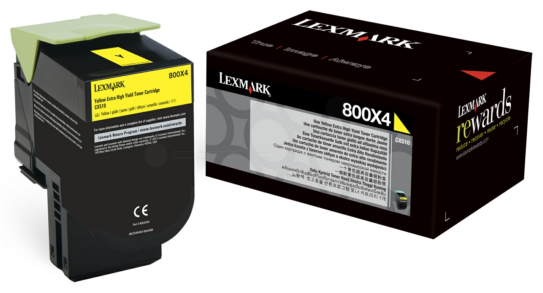 Original Lexmark 80C0X30 / 800X3 Toner Magenta