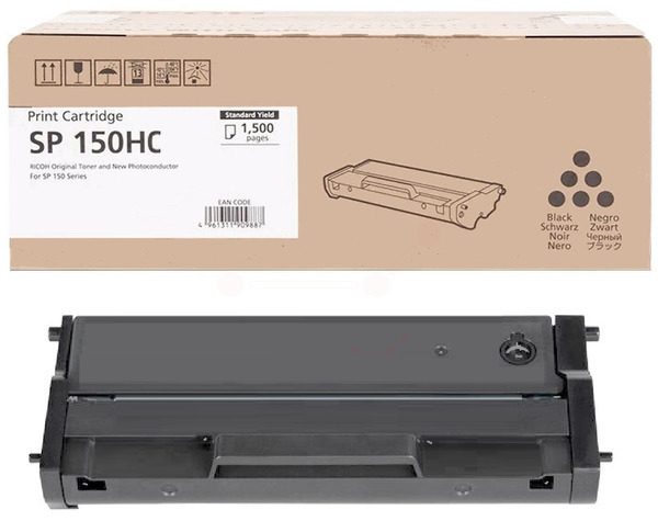 Original Ricoh 408010 | SP150HE Toner Schwarz