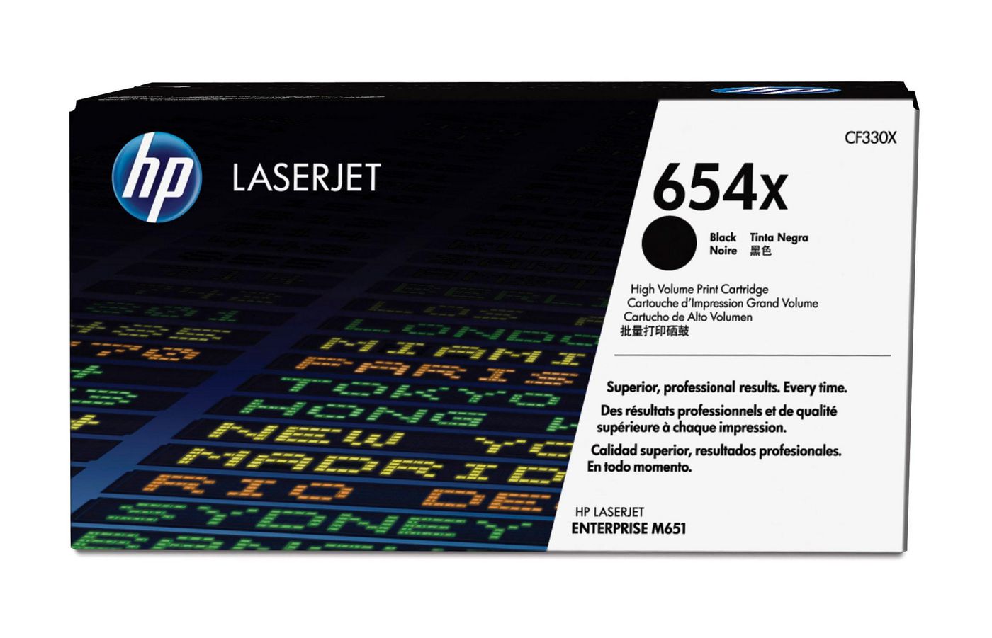 Original HP CF330X | 654X Toner Schwarz XL