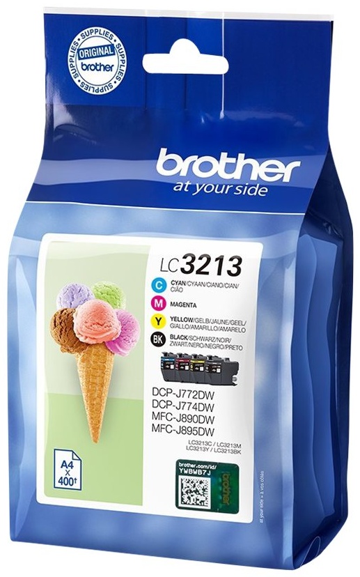Original Brother LC3213VALDR Tinte BK/C/M/Y Spar Set XL