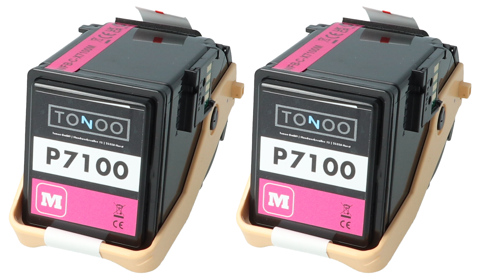 Tonoo® Toner ersetzt Xerox 106R02603 Magenta Doppel Pack