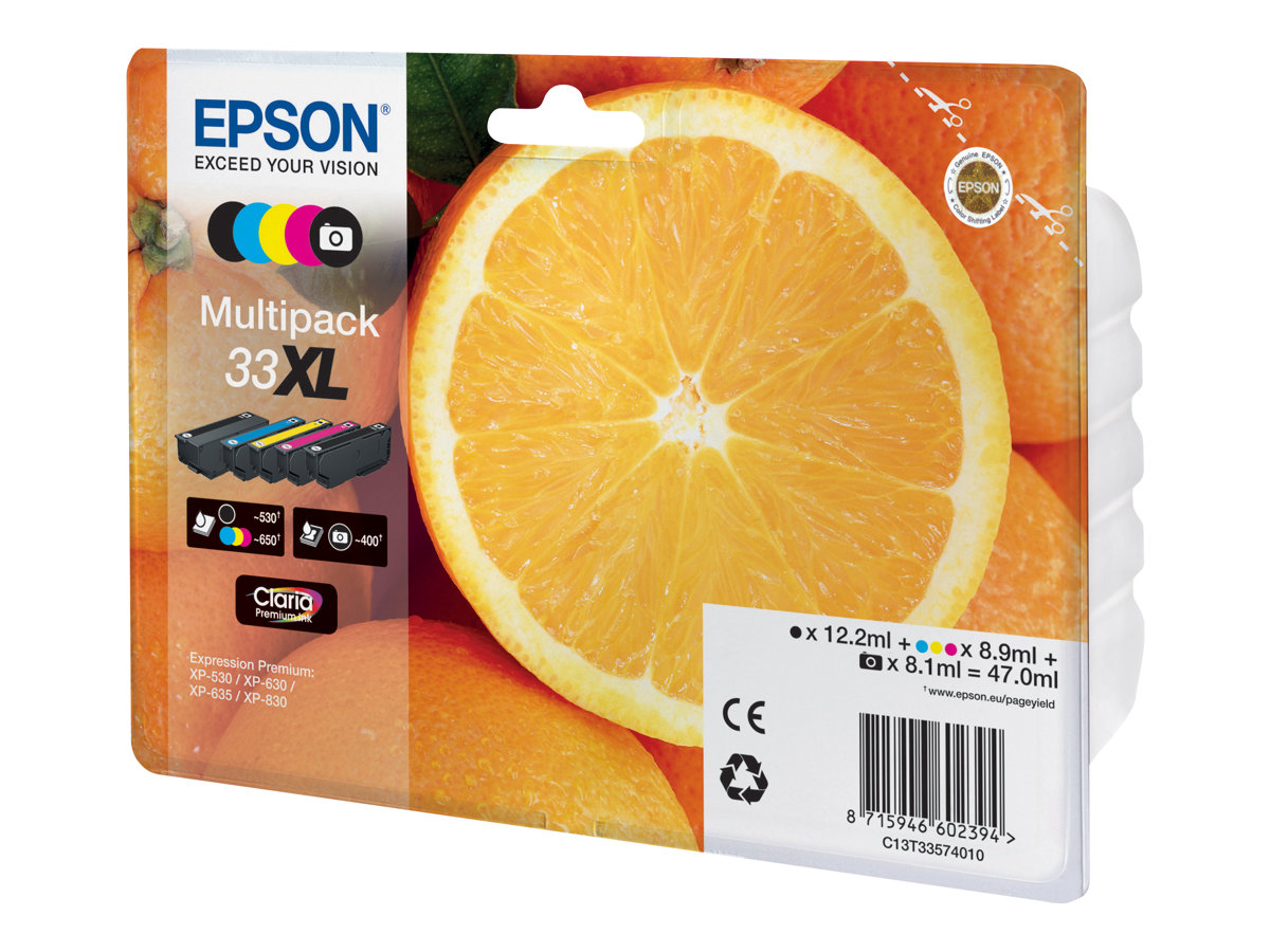 Original Epson 33XL | C13T33574011 Tinte 5 Farben Spar Set XL