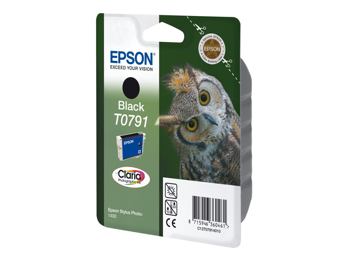 Original Epson T0791 | C13T07914010 Tinte Schwarz XL ( 2024 - 2025 )