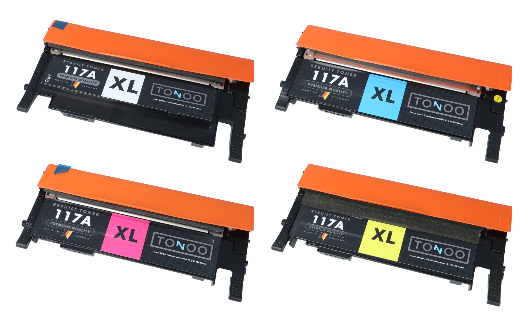 Tonoo® Toner ersetzt HP W2070A - W2073A Spar Set | 4 Farben