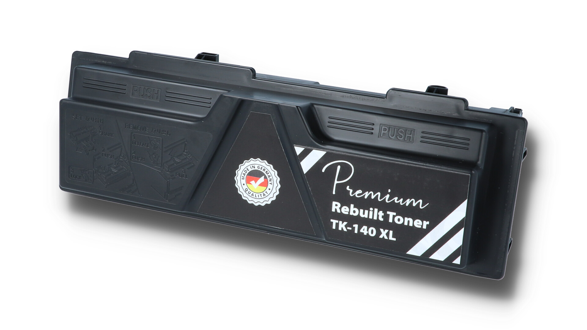 Tonoo® Toner ersetzt Kyocera TK140 Schwarz XL