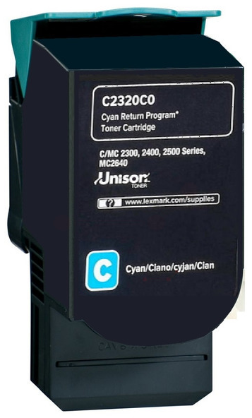 Original Lexmark C242XC0 Toner Cyan XXL