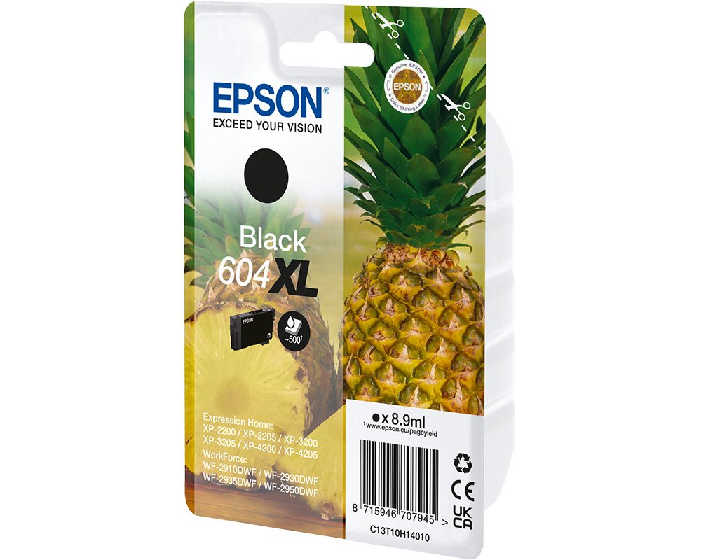 Original Epson 604XL | C13T10H14010 Tinte Schwarz XL
