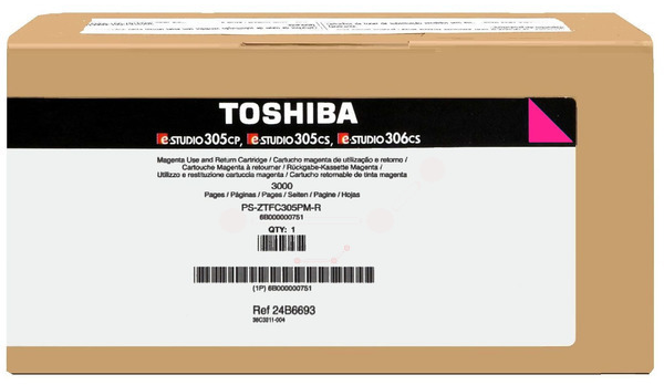 Original Toshiba T-305PM-R | 6B000000751 Toner Magenta