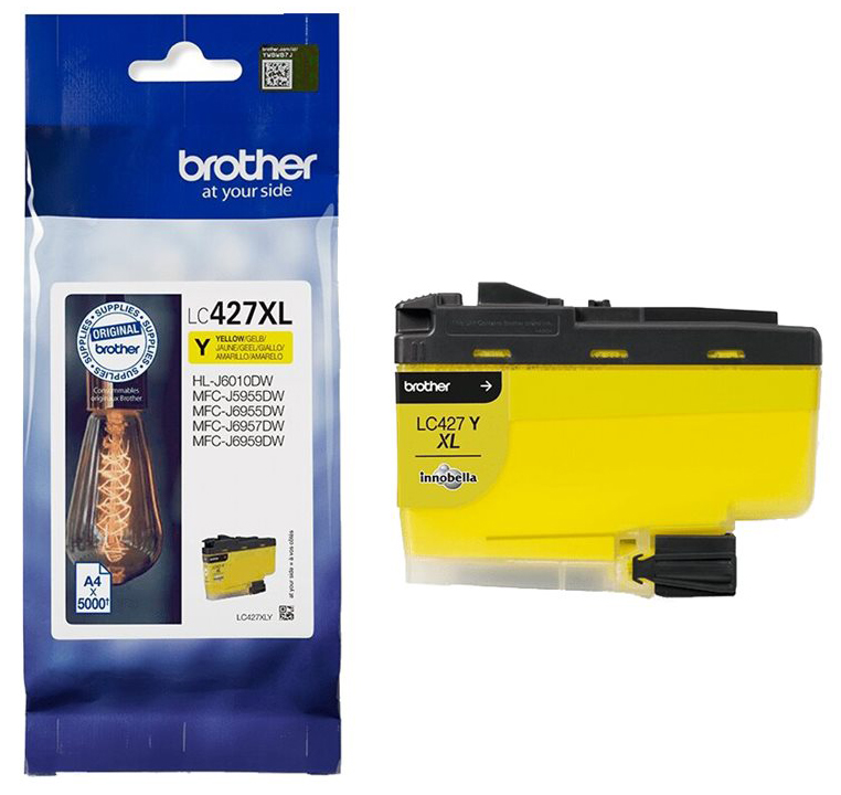 Original Brother LC427XLY Tinte Gelb XL