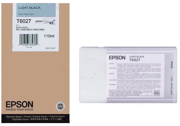 Original Epson T6027 | C13T602700 Tintenpatrone Schwarz