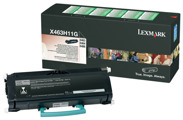 Original Lexmark X463H11G Toner Schwarz