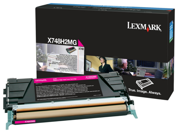 Original Lexmark X748H2MG Toner Magenta